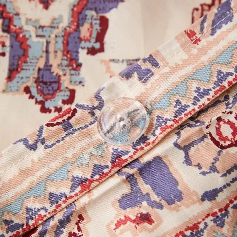Urban Outfitters Boho Feminine Paisley Home Mazakeen Rug Print Duvet Cover Full